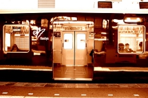風景写真　電車