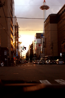 風景写真　京都　京都タワー