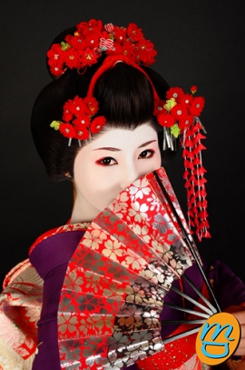 舞妓　化粧
